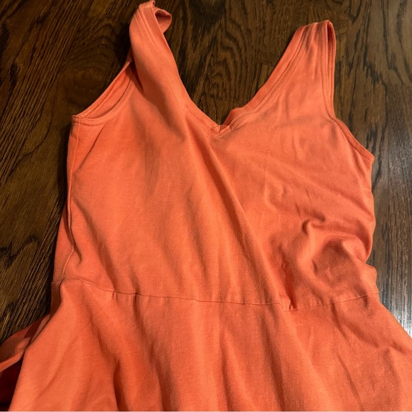 Pact Vibrant Orange casual jersey Tank summer Dress - Picture 2 of 6